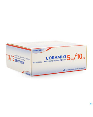 Ramipril amlodipine  5mg/10mg gel dur  28