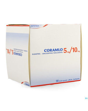 Ramipril amlodipine  5mg/10mg caps dur  98