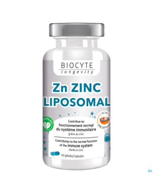 Biocyte zinc lipsome    caps 60