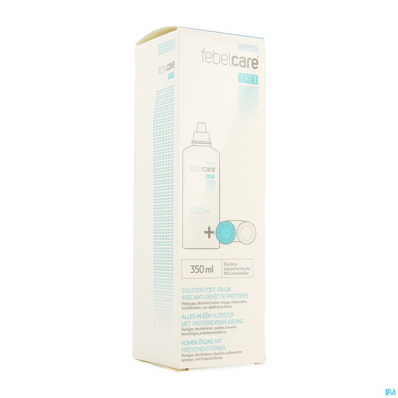 Febelcare eye 1 solution lentille tout en un 350ml