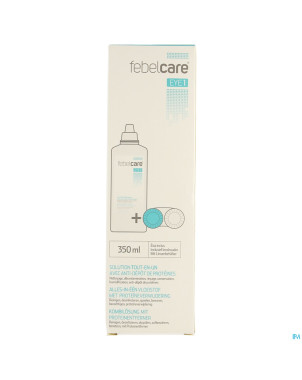 Febelcare eye 1 solution lentille tout en un 350ml