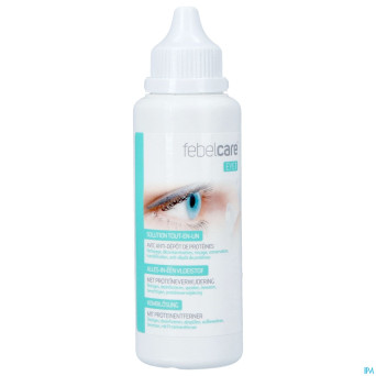 Febelcare eye 1 solution lentille tout en un 100ml
