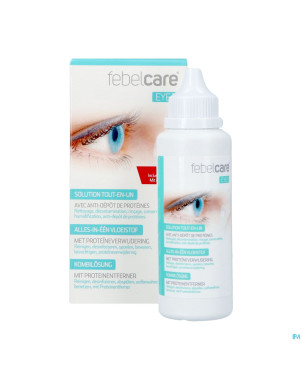 Febelcare eye 1 solution lentille tout en un 100ml