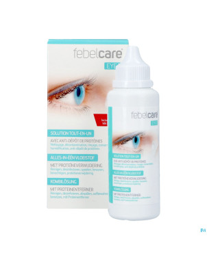 Febelcare eye 1 solution lentille tout en un 100ml