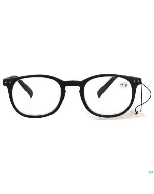 Pharmaglasses roma black +1.00