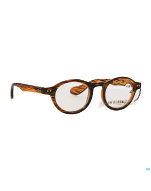 Pharmaglasses milano brown/black +1.00