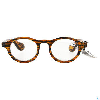 Pharmaglasses milano brown/black +2.50