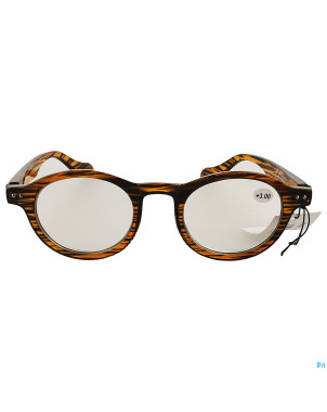 Pharmaglasses milano brown/black +3.00