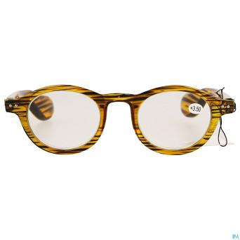 Pharmaglasses milano brown/black +3.50