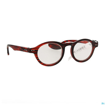 Pharmaglasses milano red/black +3.50