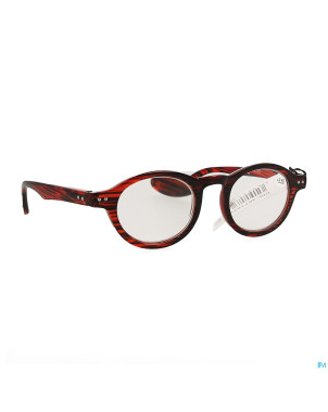 Pharmaglasses milano red/black +3.50