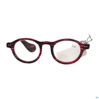 Pharmaglasses milano purple/black +3.00