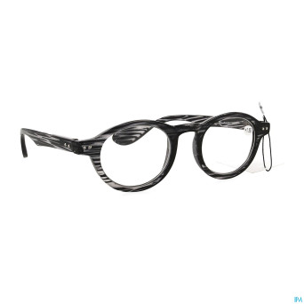Pharmaglasses milano grey/black +1.50