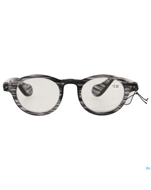 Pharmaglasses milano grey/black +2.50