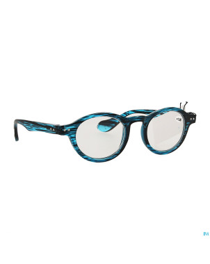 Pharmaglasses milano blue/black +1.00
