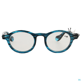 Pharmaglasses milano blue/black +1.00