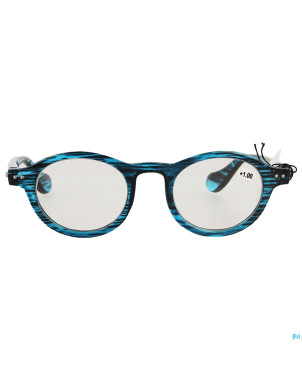 Pharmaglasses milano blue/black +1.00