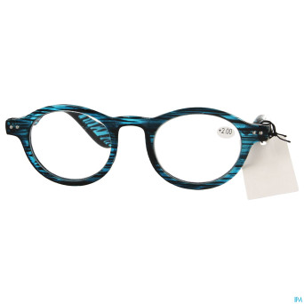 Pharmaglasses milano blue/black +2.00