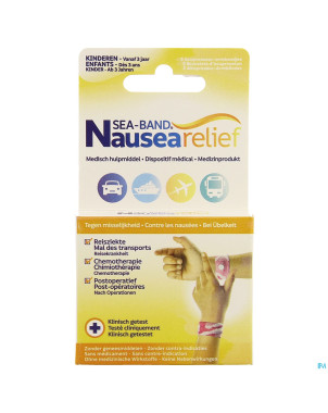 Sea band enfant bracelet rose  2