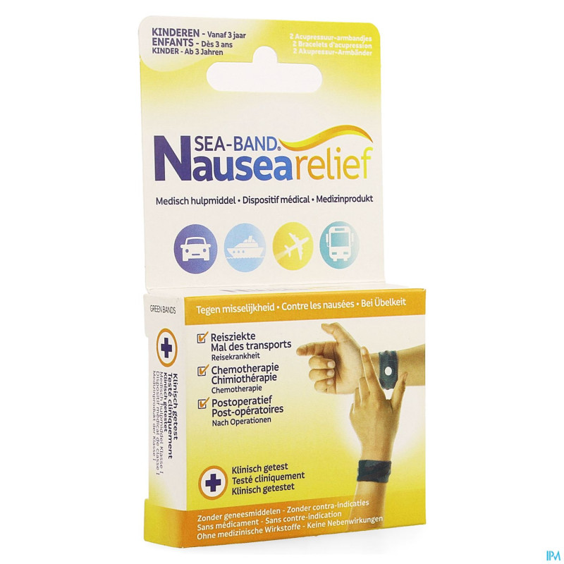 Sea band enfant bracelet vert  2