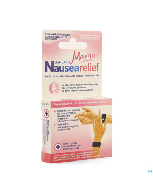 Sea band mama grossesse bracelet noir 2