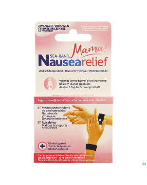 Sea band mama grossesse bracelet noir 2