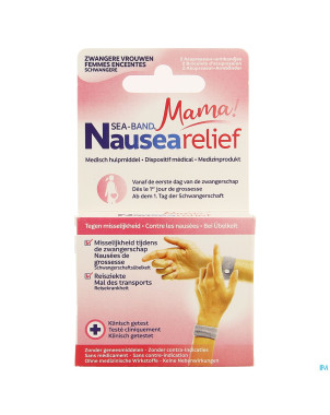 Sea band mama grossese bracelet gris 2