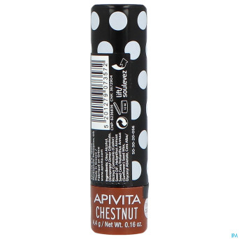 Apivita lip care stick levres chataigne    4,4g