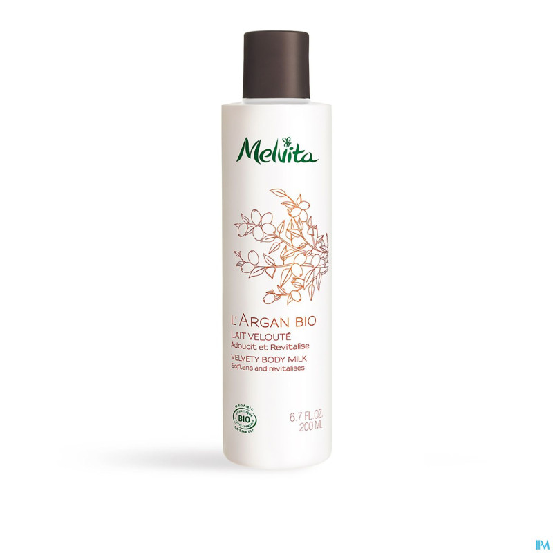 Melvita argan bio lait veloute    fl 200ml
