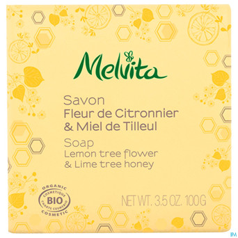 Melvita savons citronnier & miel tilleul    100g