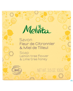 Melvita savons citronnier & miel tilleul    100g