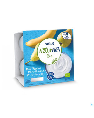 Naturnes bio poire banane    4x90g