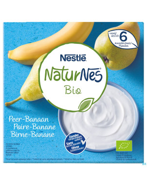 Naturnes bio poire banane    4x90g