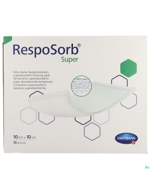 Resposorb super pansement 10x10cm 10    6850204