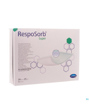 Resposorb super pansement 20x25cm 10    6850235