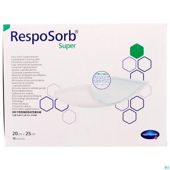 Resposorb super pansement 20x25cm 10    6850235