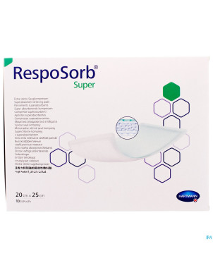 Resposorb super pansement 20x25cm 10    6850235