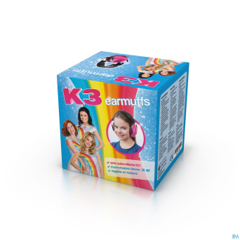 Studio 100 casque protect. auditive k3  3-12a rose