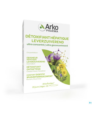 Arkofluide detoxifiant hepatique    amp 20x10ml