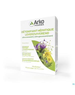 Arkofluide detoxifiant hepatique    amp 20x10ml