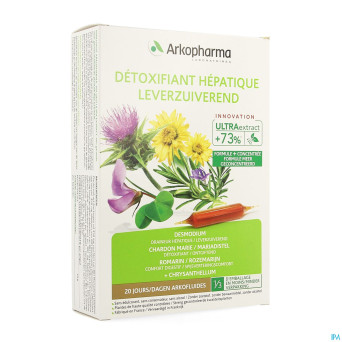 Arkofluide detoxifiant hepatique    amp 20x10ml