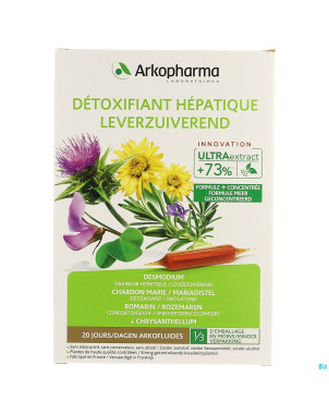 Arkofluide detoxifiant hepatique    amp 20x10ml