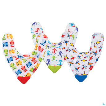 Nuby bavoir coin dentition 3m+