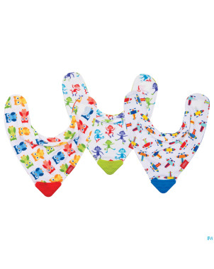 Nuby bavoir coin dentition 3m+