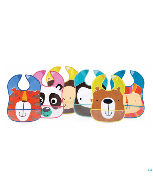 Nuby bavoir impermeable poche 3m+