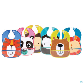 Nuby bavoir impermeable poche 3m+