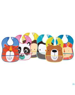 Nuby bavoir impermeable poche 3m+