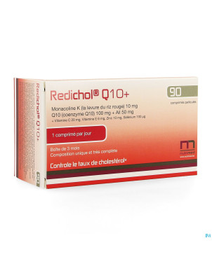 Redichol q10+    blister tabl 90 nf