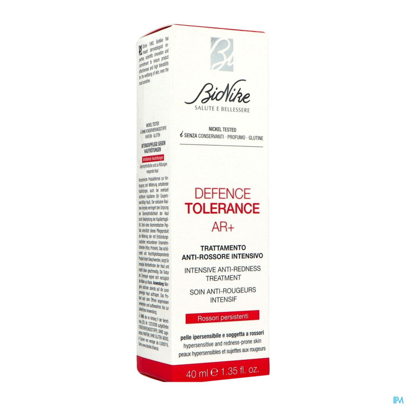 Bionike def tolerance a/rougeurs+  creme tube 50ml