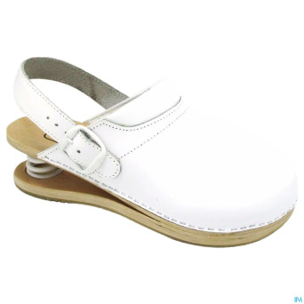Brigitte ravel spring mule ferme pony white    40